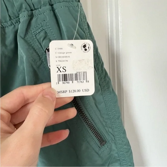 FREE PEOPLE Movement Stadium Pants, Track pants, Workout, Green, XS - Picture 9 of 9